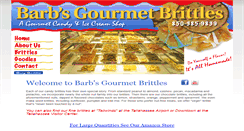 Desktop Screenshot of barbsbrittles.com